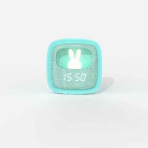 3701365601204-reveil-veilleuse-billy-clock-marshallow---turquoise