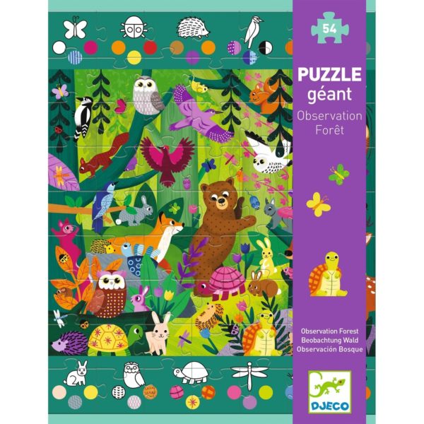 3070900071490-puzzle-geant-54-pcs---observation-foret