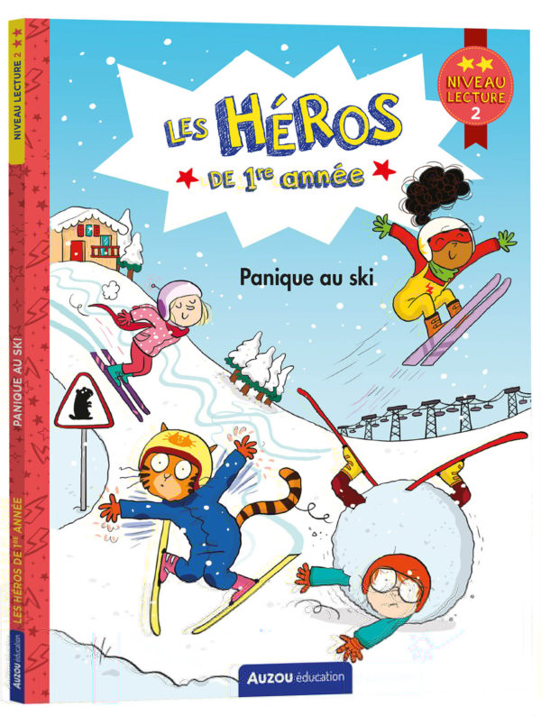 9791039523219-les-heros-de-1re-primaire---niveau-2---panique-au-ski