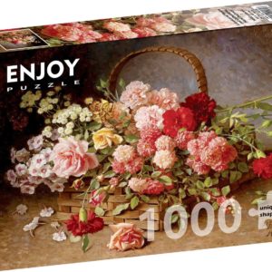 5949194015306-puzzle-1000-pcs---hans-buchner-a-basket-of-roses-and-camations