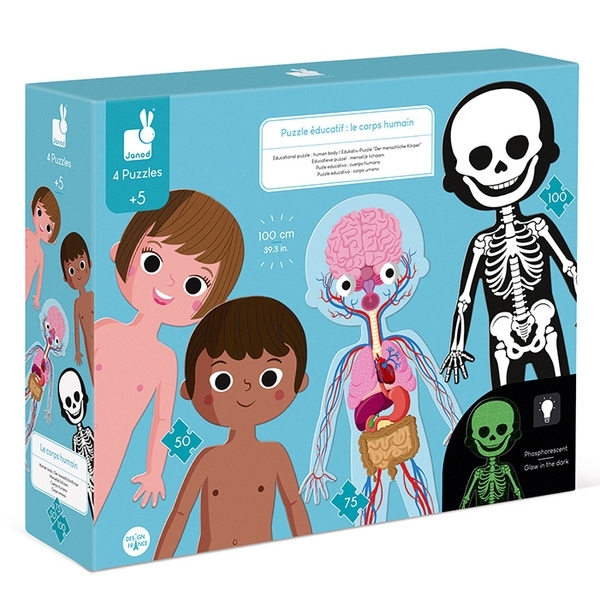 111070-1 3700217326814-puzzle-educatif-100-pcs---corps-humain