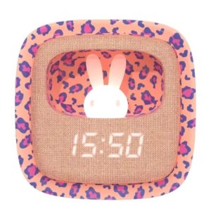 3701613301399-reveil-lapin-billy-clock---leopard-rose