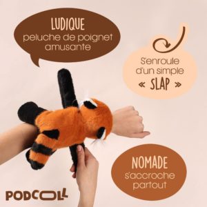 3700349334169-podcoll---bracelet-slap---panda-roux